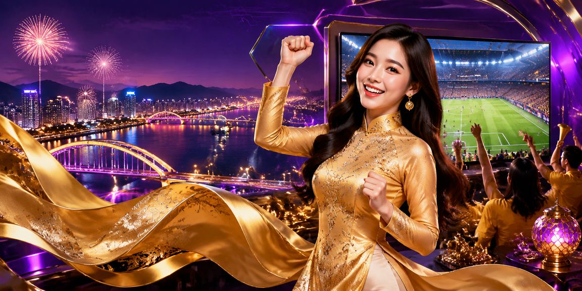 Đại diện thương hiệu made68 trong trang phục áo dài tại Đà Nẵng
